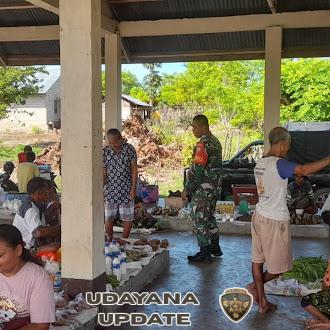 Sertu Syamsurijal Laksanakan Pemantauan Pasar Mingguan di Desa Wanga