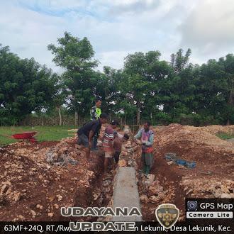 Babinsa Serka Ishak Manafe Monitoring Pembuatan Fondasi KDKMP di Desa Lekunik