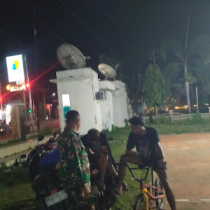 Serda Yakub Laksanakan Patroli Malam di Kecamatan Jereweh Ciptakan kondusif.