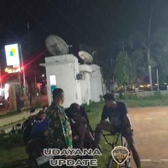 Serda Yakub Laksanakan Patroli Malam di Kecamatan Jereweh Ciptakan kondusif.