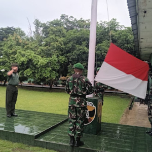 Kodim 1630/Mabar Gelar Upacara Bendera, Mantapkan Disiplin dan Semangat Nasionalisme Prajurit