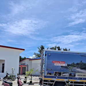 ‎Babinsa Ekas Buana Awasi Pembangunan Koperasi Nelayan Merah Putih