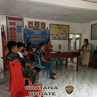 Babinsa Koramil 1612-03/Borong Pastikan Bantuan Pangan Tepat Sasaran di Manggarai Timur