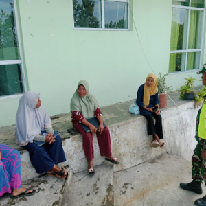 Jaga Kamtibmas, Babinsa Kodim 1602/Ende Laksanakan Pamwil di Kelurahan Kotaratu