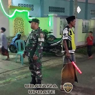 Serda Lalu Wahyu Laksanakan Patroli Malam, Situasi Sekongkang Aman dan Kondusif