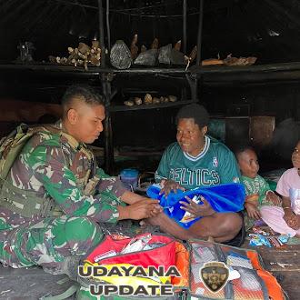 Dari Rumah ke Rumah, Satgas Yonif 743/PSY Hadirkan Harapan Sehat di Pedalaman Papua