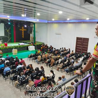 Babinsa Koramil 1627-01/Ba’a Amankan Ibadah Mingguan di Gereja GBI Menara Doa