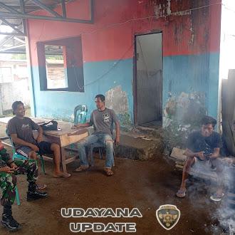 Jaga Keamanan Wilayah, Babinsa Koramil Sekongkang Laksanakan Komsos di Desa Maluk