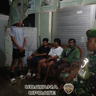 Piket Koramil Sekongkang Laksanakan Patroli Malam, Wilayah Binaan Tetap Kondusif