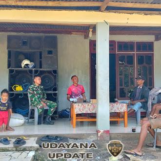 Babinsa Koramil 1625-05/Aesesa Gelar Komsos Bersama Tokoh Masyarakat Desa Langedhawe