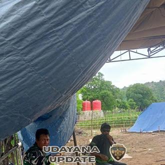 Peran Aktif Babinsa, Monitoring Pembangunan Koperasi Merah Putih di Desa Senayan