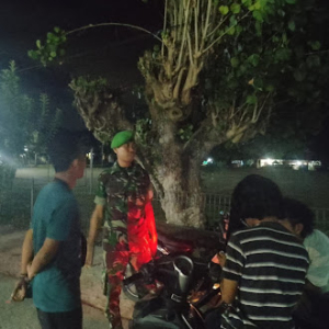 Koramil 1628-03/Seteluk Intensifkan Patroli Malam Demi Jaga Kamtibmas Wilayah