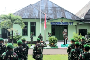 Awali Bulan Februari, Kodim 1601/Sumba Timur Gelar Upacara Bendera