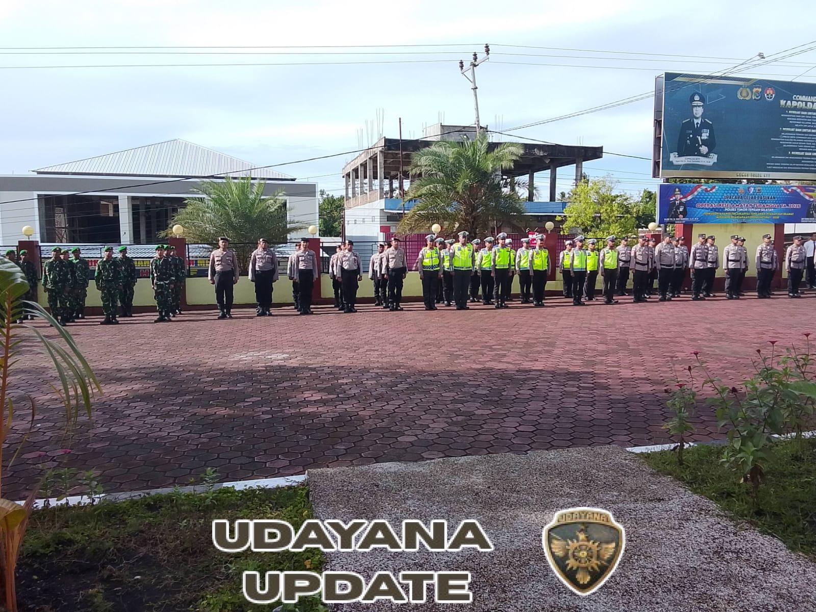 Jelang Idul Fitri 1447 H, Kodim 1621/TTS Ikut Apel Gelar Pasukan Operasi Keselamatan Turangga Polres TTS