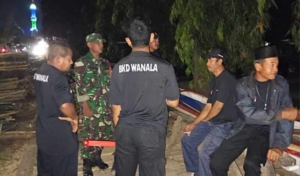 Patroli Kongkow-Kongkow, Babinsa Wanasaba Lauk Dorong Warga Aktif Ronda Malam