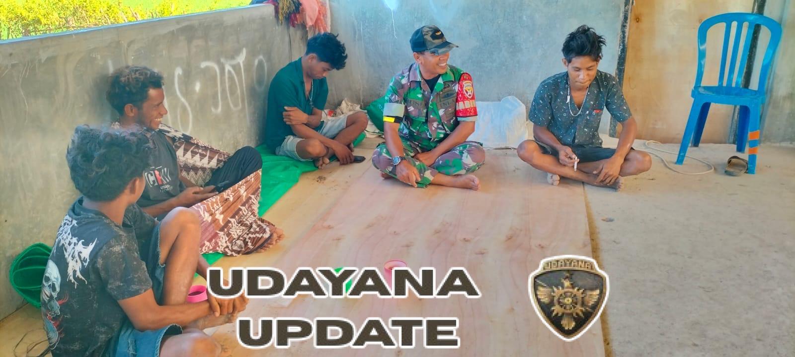 Babinsa Desa Ranggo Laksanakan Komsos, Himbau Warga Jaga Silaturahmi