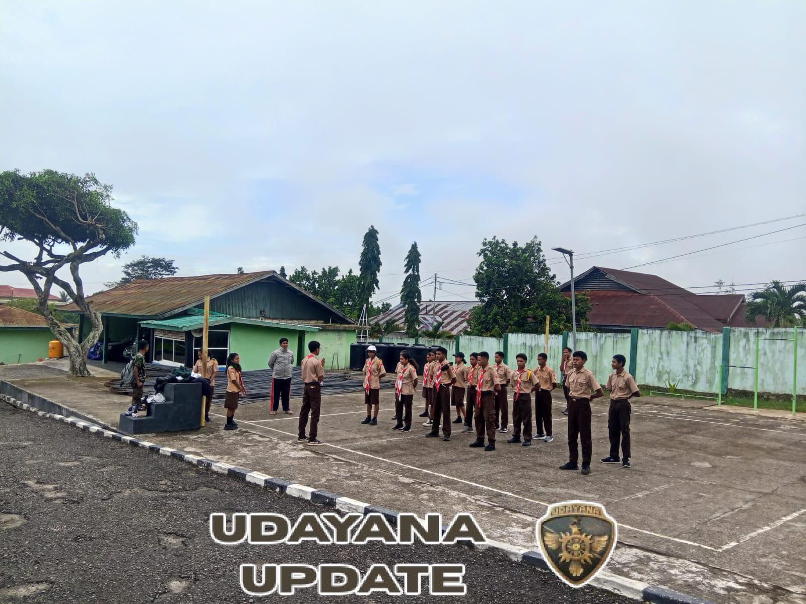 Bentuk Karakter Generasi Muda, Saka Wira Kartika Kodim 1621/TTS Rutin Gelar Latihan Kepramukaan