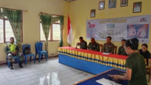 Satgas TMMD Ke-127 Kodim 1618/TTU Hadirkan Penyuluhan Hukum, Bagi Warga Perbatasan