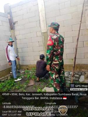Serda Sukardin Kawal Pembangunan Koperasi Merah Putih di Desa Belo