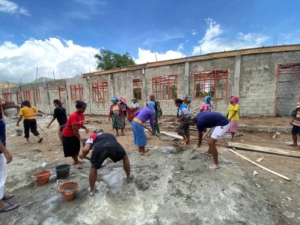 Satgas TMMD Kodim 1618/TTU Optimalkan Kebersamaan, Progres Pembangunan Terus Meningkat