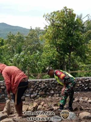 Serka Jamrud Monitoring Keamanan dan Pengerjaan Koperasi Desa di Detukeli