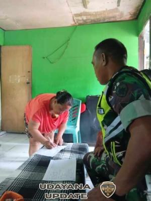 Babinsa Ba’a Fasilitasi Mediasi Perkelahian Warga, Berakhir Damai