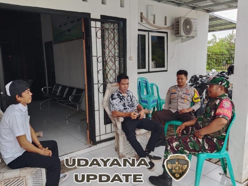 Babinsa Tapir Tingkatkan Sinergitas Bersama Bhabinkamtibmas dan Aparat Desa