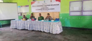 Danramil Kempo Hadiri Rapat Forkopimcam, Tegaskan Sinergi Jaga Kamtibmas Jelang Ramadhan 2026
