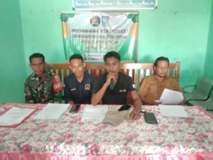Demi Ketertiban Desa, Babinsa Serakapi Hadir Kawal Musyawarah Perdes Ternak