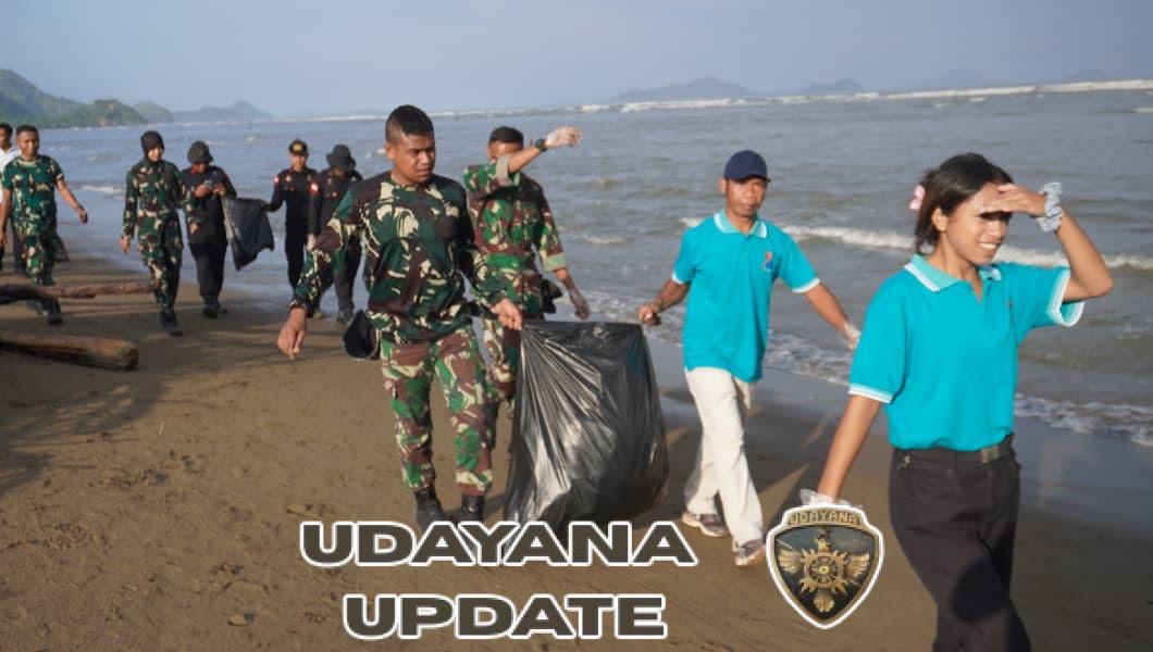 Kodim 1630/Mabar dan Forkopimda Gelar Karya Bhakti Bersihkan Pesisir Pantai Labuan Bajo