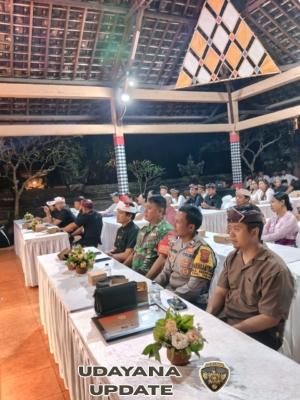 Babinsa Kedewatan Hadiri Pelantikan Pengurus STT Sila Dharma dan HUT ke-48, Wujud Dukungan Pembinaan Generasi Muda