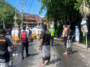 Tiga Pilar Di Desa Batununggul lakukan Pengamanan Tradisi Mepeed