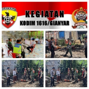 Jelang Nyepi Caka 1948, Babinsa Pejeng Kawan Bersinergi Gelar Sidak Penduduk Pendatang