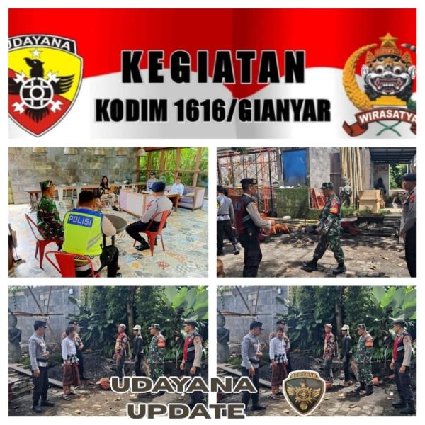 Jelang Nyepi Caka 1948, Babinsa Pejeng Kawan Bersinergi Gelar Sidak Penduduk Pendatang