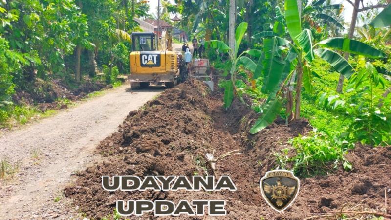 Pemasangan Gorong-Gorong Jadi Sasaran Utama Pra TMMD Ke-127 Kodim 1617/Jembrana