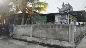 Kompak Dan Solid, Aparat Keamanan Di Desa Tihingan Gelar Pengamanan Upacara Keagamaan