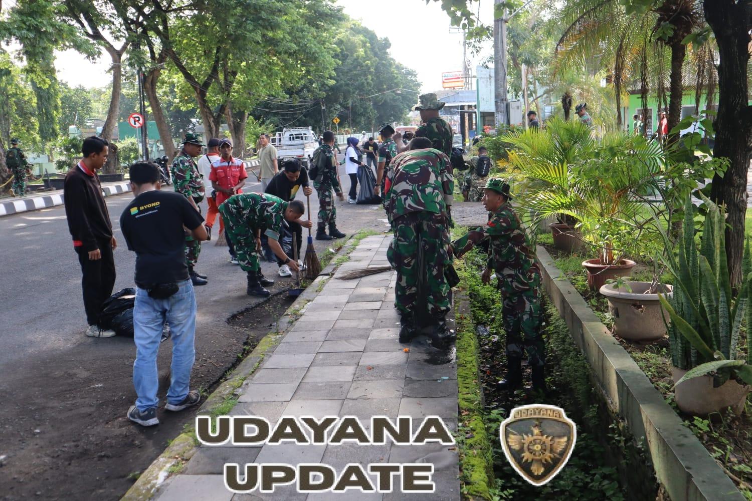 ‎Bersama Menjaga Lingkungan Tetap ASRI, TNI Bersama Mitra Gelar Gotong Royong