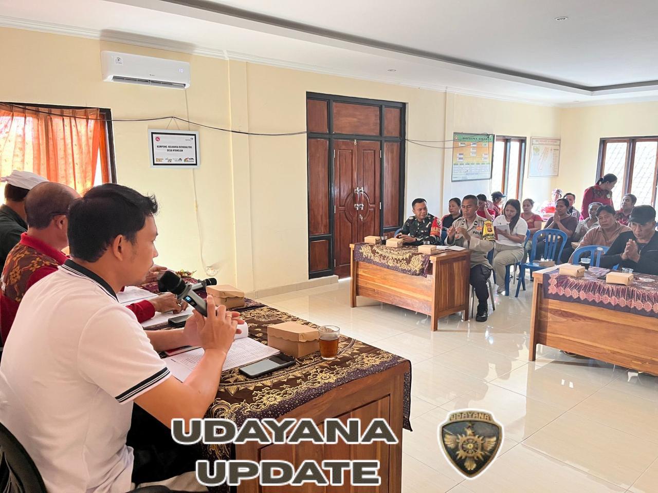 Babinsa Koramil Banjarangkan Hadiri Musdes Di Desa Nyanglan