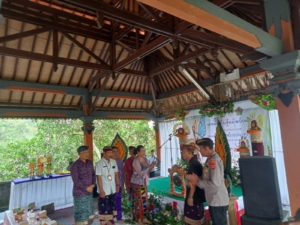 Babinsa Kaliasem Pantau Bulan Bahasa Bali Ke-VIII, Pelestarian Budaya Terus Digalakkan