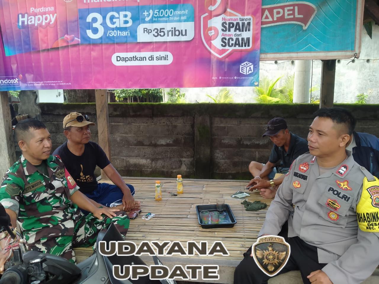Perkuat Sinergitas, Babinsa dan Bhabinkamtibmas Patas Gelar Komsos Bareng Warga Mekar Sari
