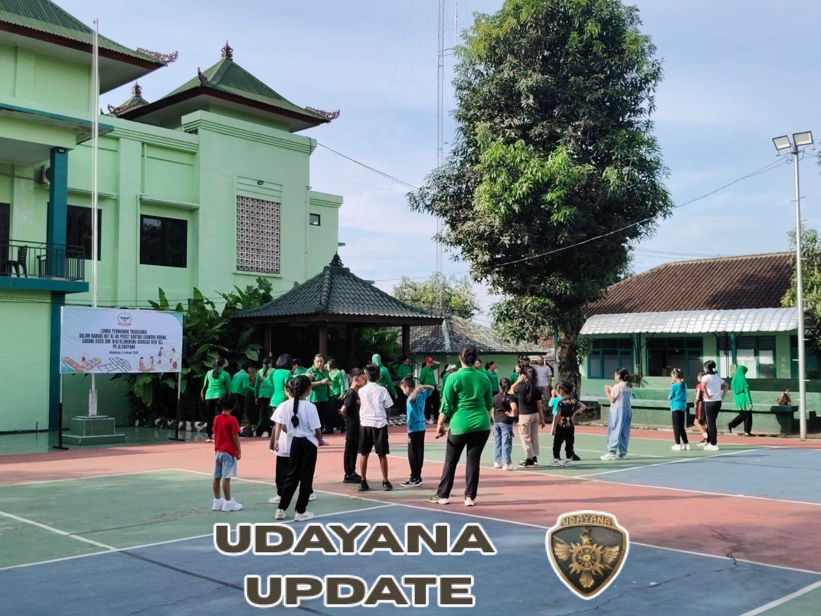 Lomba Permainan Tradisional Semarakkan HUT Ke 80 Persit KCK Di Klungkung