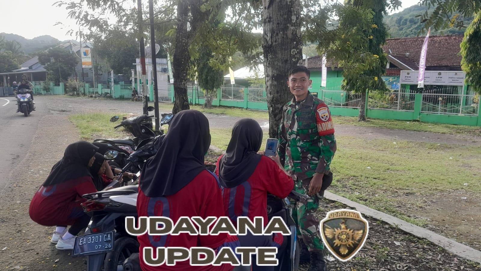 Lewat Komsos, Babinsa Desa Ranan Ingatkan Remaja Jaga Kesehatan