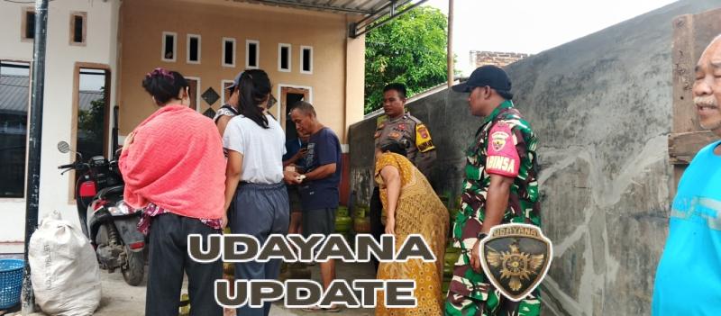 Cegah Penyelewengan, Babinsa Desa Dalam Pantau Distribusi 200 Tabung LPG Subsidi