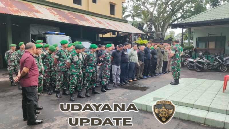 Kodim Tabanan Siagakan Personel Antisipasi Kunjungan Kerja Wakil Presiden RI di Wilayah Tabanan