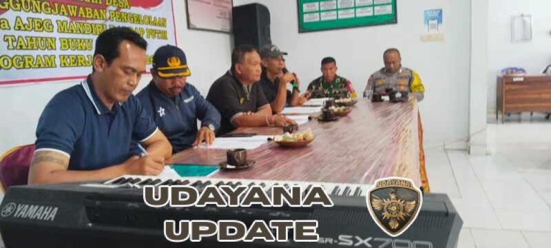 Babinsa Dapdap Putih Kawal Musdes Pertanggungjawaban BUMDesa Ajeg Mandiri