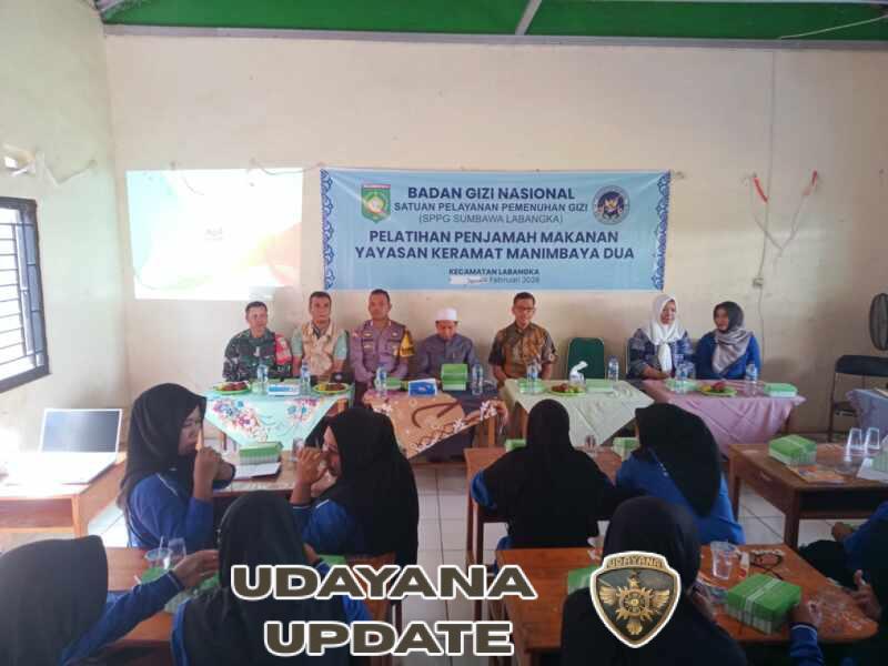 Babinsa Labangka Dukung Pelatihan Penjamah Makanan Program Makanan Bergizi Gratis oleh Badan Gizi Nasional