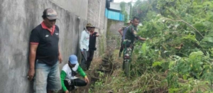 Koramil 1609-05/Sukasada Bersama BPBD Tangani Longsor di Perumahan Padi Permai