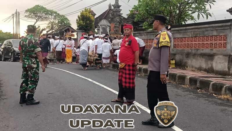 Tiga Pilar Di Desa Takmung Gelar Pengamanan Piodalan