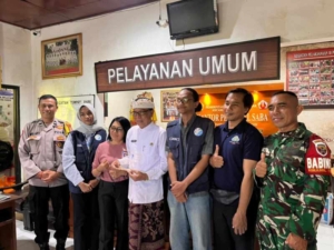 Babinsa Desa Saba Hadiri Perpisahan KKN UNS, Pererat Sinergi Aparat dan Generasi Muda