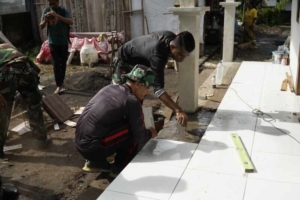 Menuju Finish: TMMD 127 Jembrana Capai 85 Persen, Senyum Warga Desa Penyaringan Mulai Merekah.